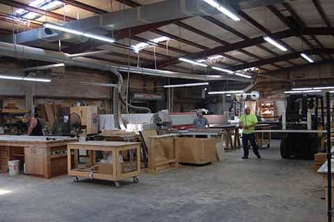 Beam saw and CNC on the fly.